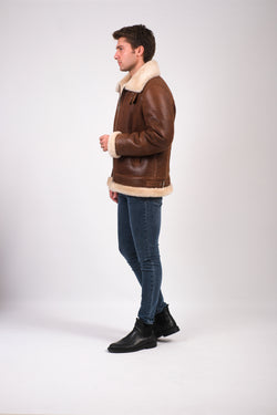 Image of Men's Leather Sheepskin Jacket