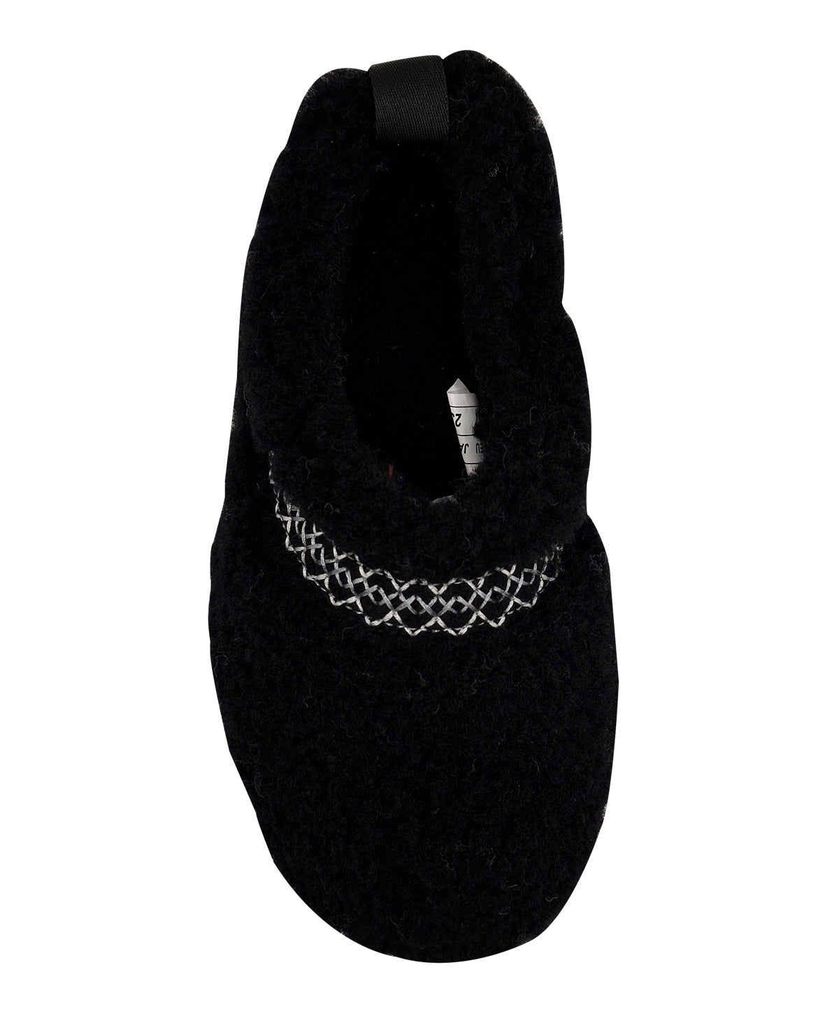 Women's Mini Sheepskin Slippers, Black Suede